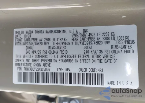 2025 Mazda Cx-50 2.5 Turbo Premium Package from USA, damaged, VIN 7MMVABDY3SN325066